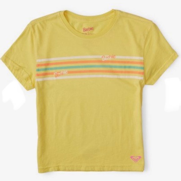 NWT Barbie™ x ROXY Retro T-Shirt for Girls - Picture 1 of 12